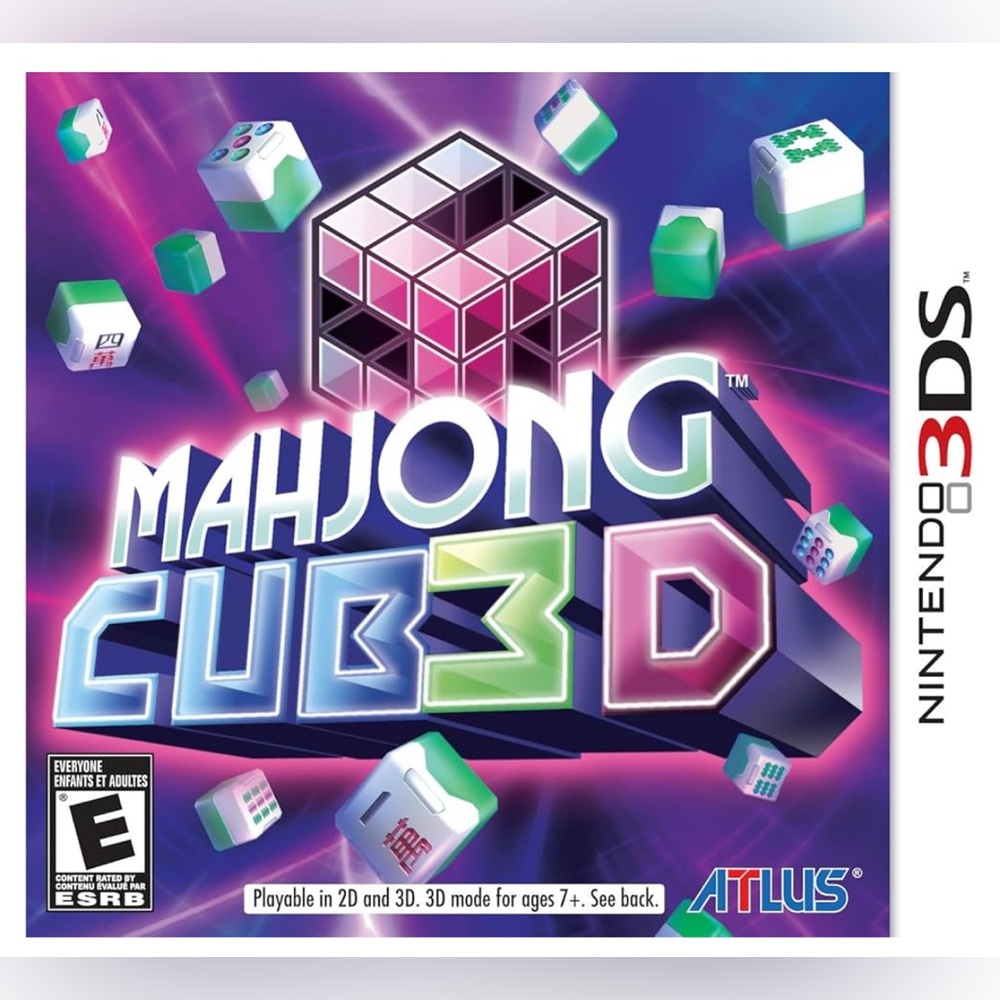 Mahjong‎ CUB3D Nintendo 3DS Game